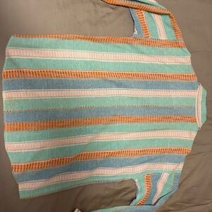 Scotch & Soda Teal and Orange Knit